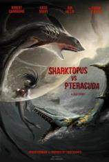 【3D原盘】八爪狂鲨大战梭鱼翼龙 Sharktopus vs. Pteracuda